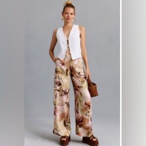 By Anthropologie Palazzo Utility Pants